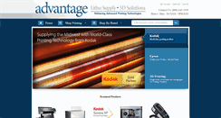 Desktop Screenshot of advantagelitho.com